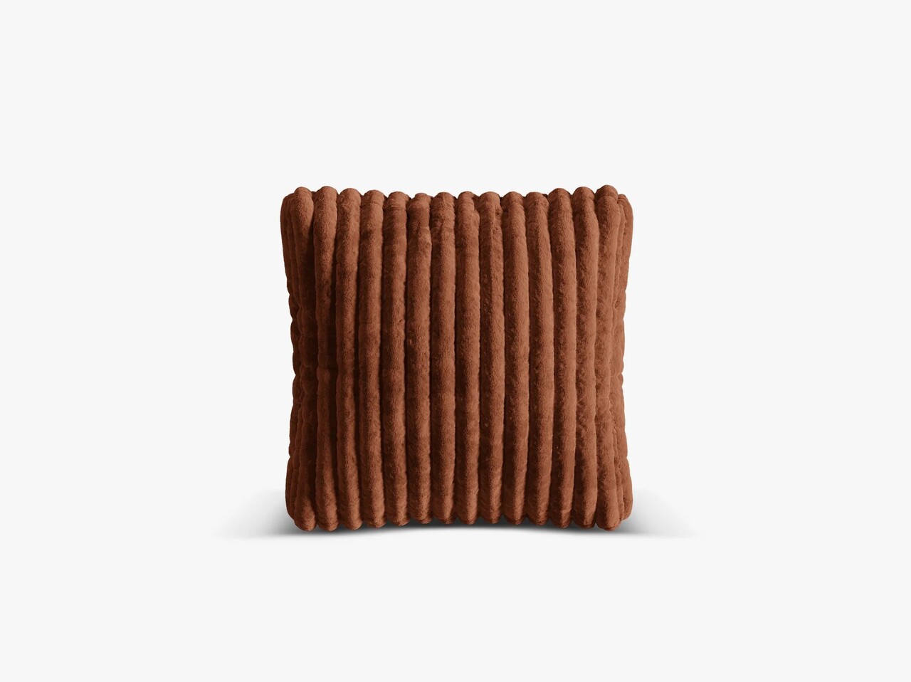Perna decorativa, Martina-212, Micadoni Home, 40x40 cm, velur, caramiziu - imagine 4